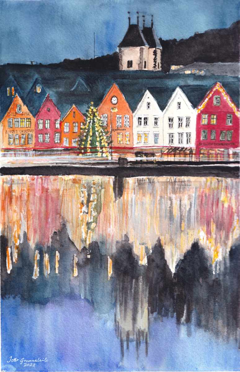 jul på Bryggen