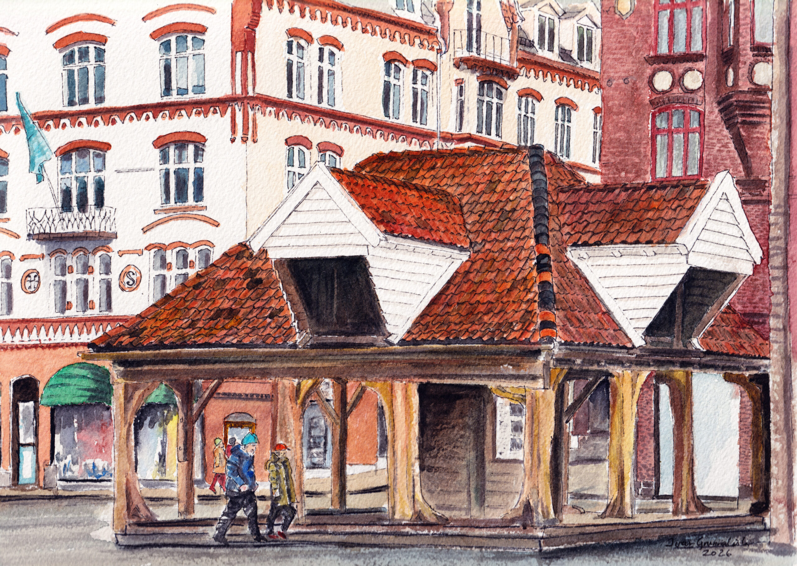 Dramshusens skur Bryggen