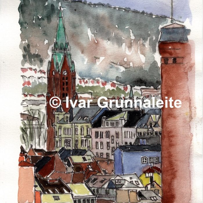 Johanneskirken sett fra Nordnes