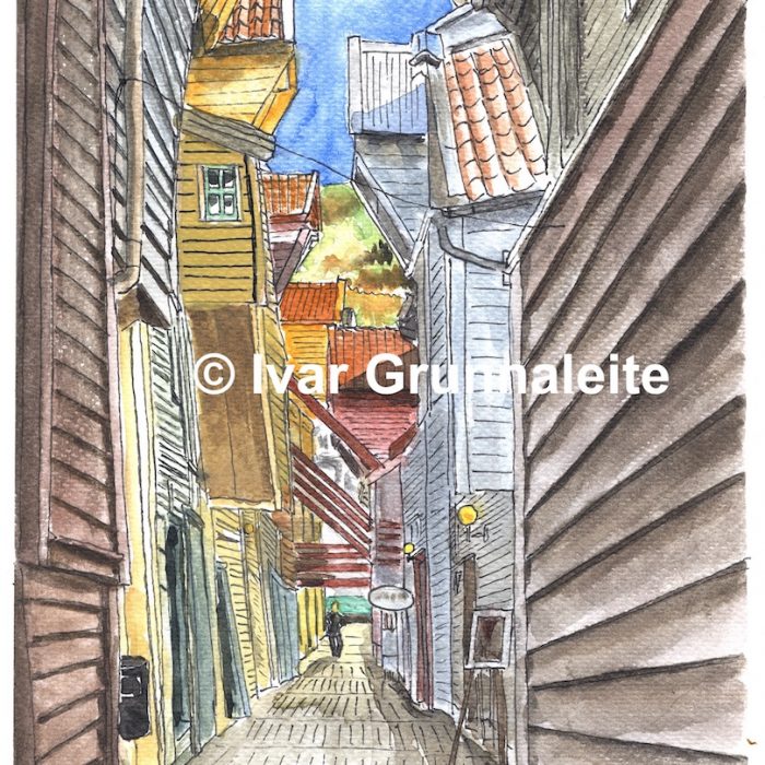 Nordre Klevesmauet, Bryggen
