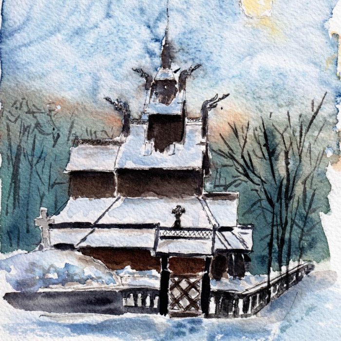 Fantoft stavkirke 1