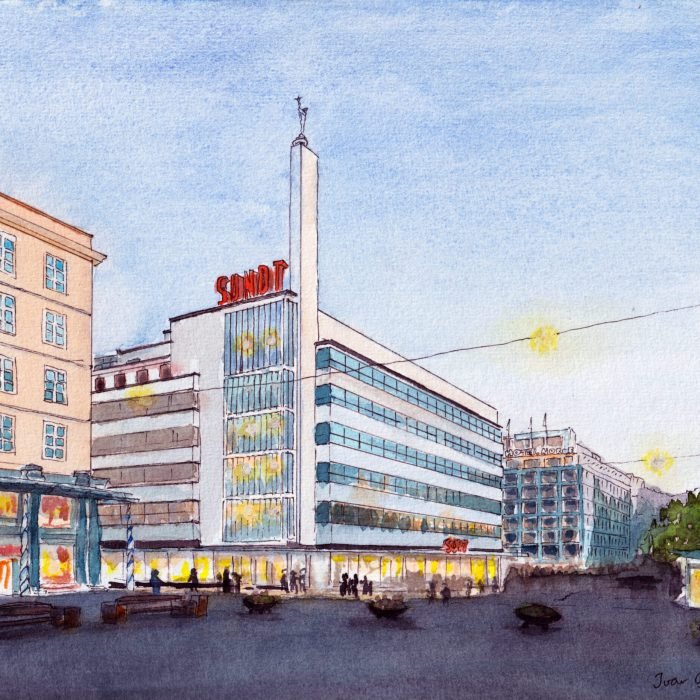 Kveld på Torgalmenningen