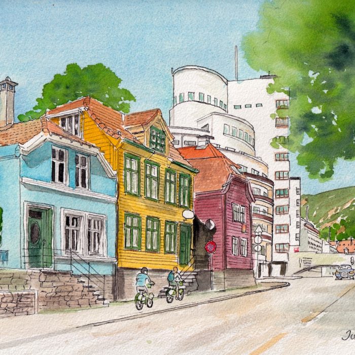 Teatergaten og Kalmarhuset