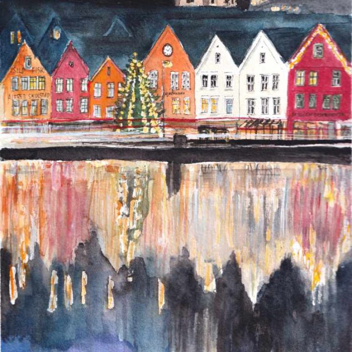 jul på Bryggen